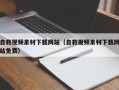 三亚自救视频素材下载网站（自救视频素材下载网站免费）